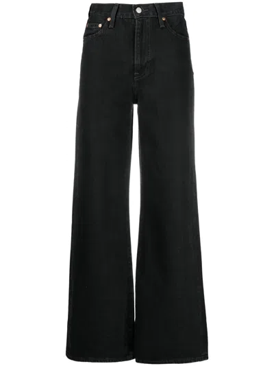 Levi's® Ribcage Wide Leg In Black