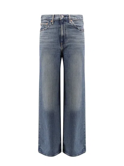 Levi's Ribcage Wide Leg Jeans In Blue