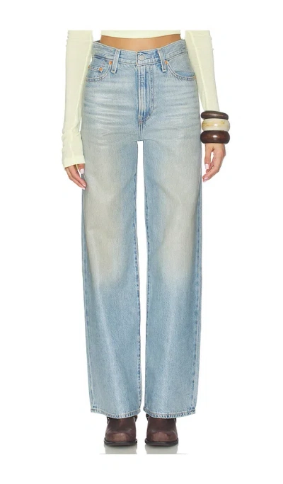 Levi's Ribcage Wide Leg Jeans In Blue