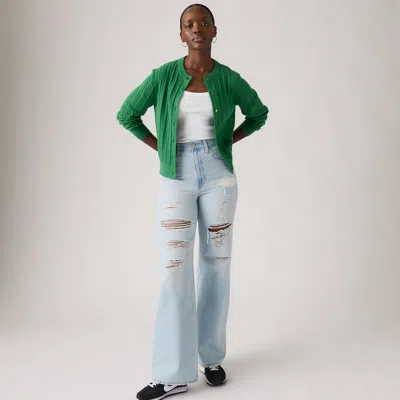 Levi's Ribcage Wide Leg Women's Jeans 32x34 In Blue