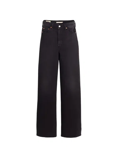 Levi's Ribcage Wide-leg Jeans In Purple