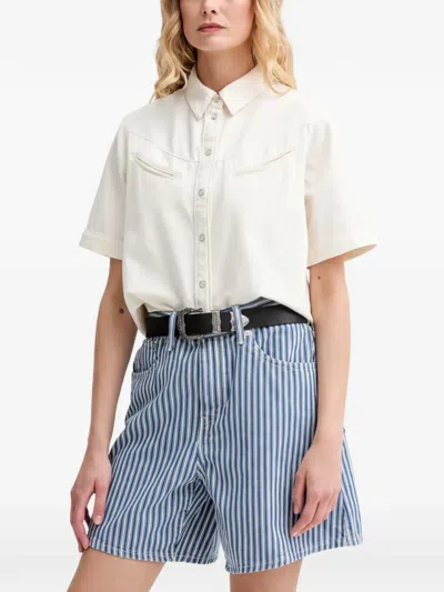 Levi's Rinoa Chest-pockets Shirt In White