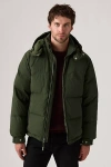 Levi's Rockridge Short Puffer Jacket In Green