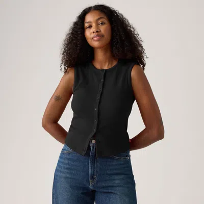 Levi's Rory Button-up Top In Black