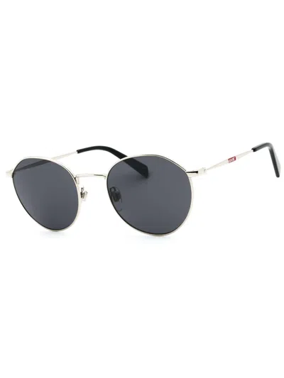 Levi's Levis Round Frame Metal Sunglasses In Black