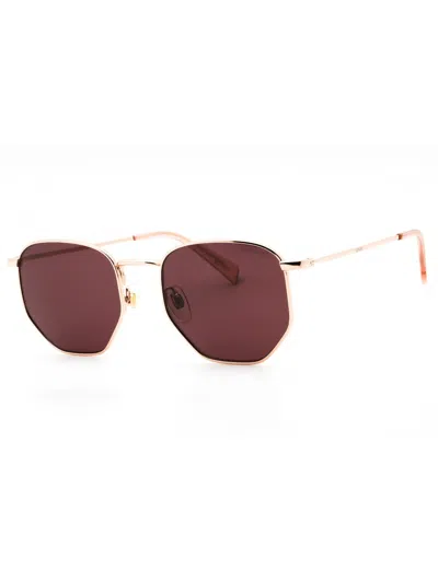 Levi's Levis Round Metal Unisex Sunglasses In Gold
