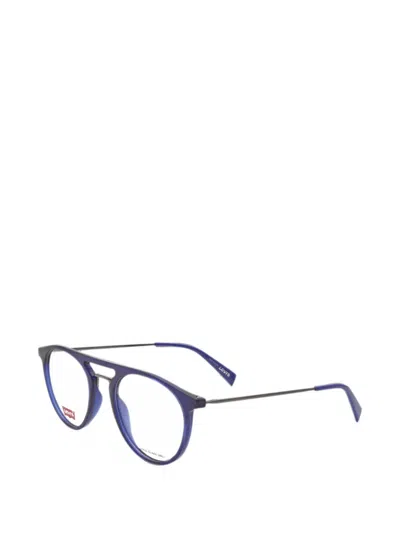 Levi's 라운드 프레임 안경 In Blue