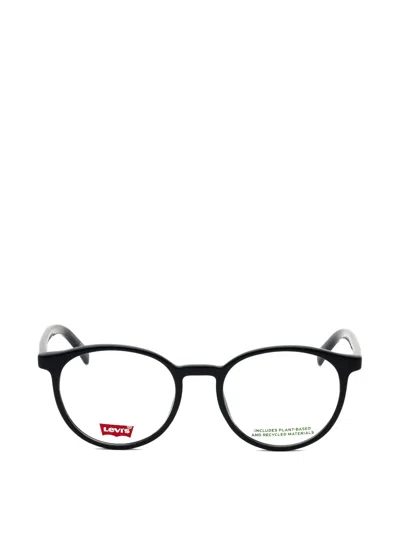 Levi's Round-frame Glasses In Black