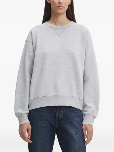 Levi's Round-neck Sweatshirt In Gray