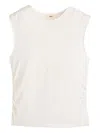 Levi's Ruched-design Sleeveless Top In White