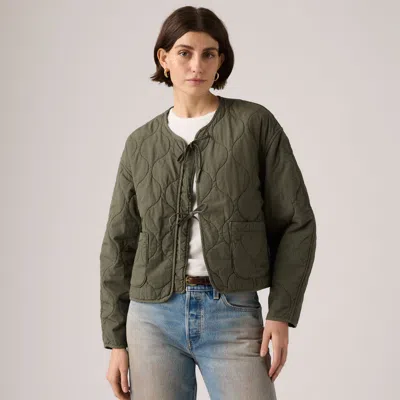 Levi's Rue Liner Jacket In Green