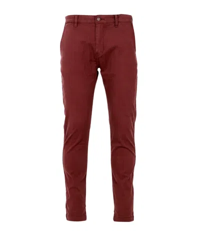 Levi's Trousers Bordeaux In Burgundy