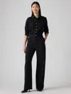 Levi's Salopette Woman Levis 003s4 0001 Rinoa Wide Leg Jumpsuit Capturing Momen In Black