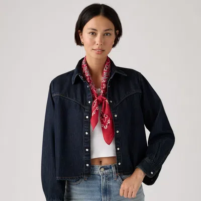 Levi's Satin Bandana In Black