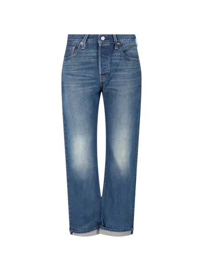 Levi's Selvedge Faded-effect Jeans In Blue