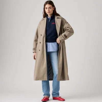 Levi's Serena Trench Coat In Neutral