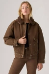 Levi's Sherpa Bomber 1 Lariat Luck Bomber Clothing In Brown