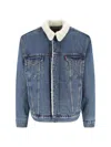 Levi's Sherpa Jacket In Blue