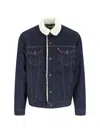 Levi's Sherpa Jacket In Blue