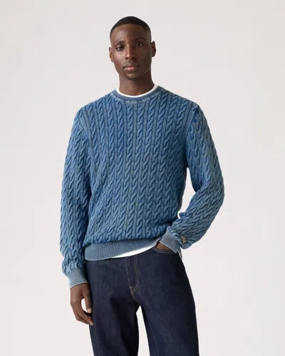 Levi's Shirts Man Levis 003b6 0000 - Cable Station Rib In Blue