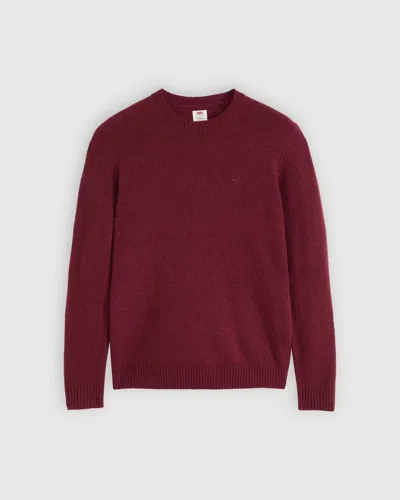 Levi's Shirts Man Levis A4320 0024 Original Hm Sweater Tawny Port In Red