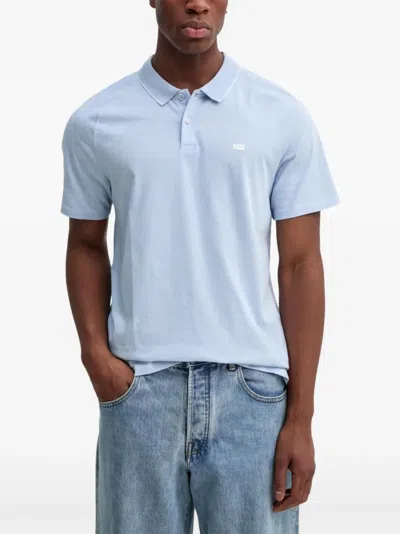 Levi's Shoreline Tech Raglan-sleeve Polo Shirt In Blue