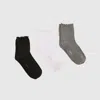 Levi's Short Cut Lettuce Socks (3 Pack) In Multi