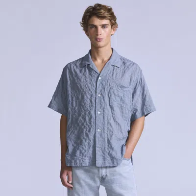 Levi's Short-sleeved Camp-collar Shirt In Blue