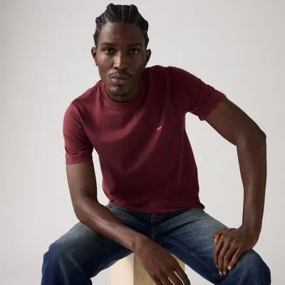 Levi's Short-sleeve Classic Housemark T-shirt In Burgundy