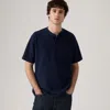 Levi's Short-sleeve Dry Goods Henley In Blue