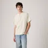 Levi's Short-sleeve Dry Goods Henley In Neutral
