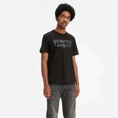 Levi's Short Sleeve Graphic Tee Shirt T-shirt In Black