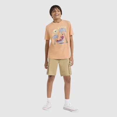 Levi's Short Sleeve Relaxing Hot Sauce Graphic Tee Big Boys 8-20 T-shirt Xl In Orange