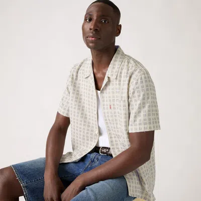 Levi's Short-sleeve Sunset Standard Camp Shirt In Neutral