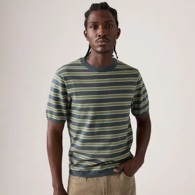 Levi's Short Sleeve Sweater Tee In Blue