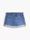 Levi's Shorts And Bermuda Woman Levis 29961 0030 - 501 Rolled Short Orinda Troy In Multi