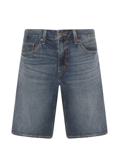 Levi's Shorts In Denim Effetto Wash Levis In Blue