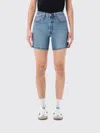 Levi's 501 Mid Tight Short In Blue