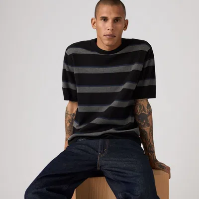 Levi's Short-sleeve Sweater In Black