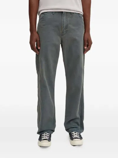 Levi's Side-patch Trousers In Gray
