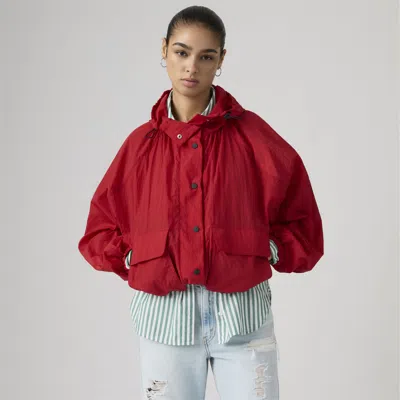 Levi's Simone Blouson Parka In Red