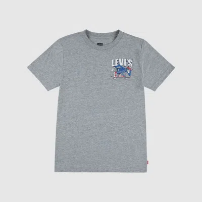 Levi's Skateboarding Skeleton Tee T-shirt In Gray