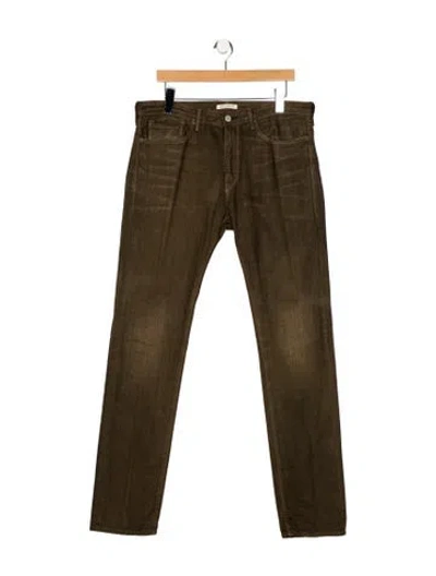 Pre-owned Levi's Skinny Jeans In Green