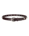 Levi's Skinny Leather Belt In Brown