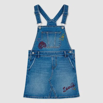 Levi's Skirtall With Embroidery Big Girls 8-20 8 In Blue
