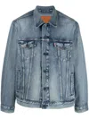 Levi's Buttoned-up Denim Trucker Jacket In Blau