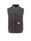 Levi's Sleeveless Denim Jacket In Black
