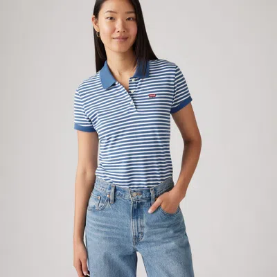 Levi's Slim Polo Shirt In Orange