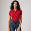 Levi's Slim Polo Shirt In Red