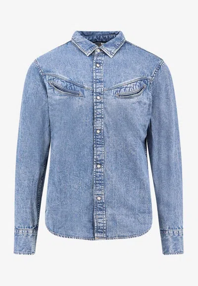 Levi's Denim Shirt In Blue